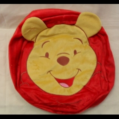 Nuovo Pouf Disney Winnie The Pooh Gonfiabile e Sfoderabile Diametro e Altezza Cm 28