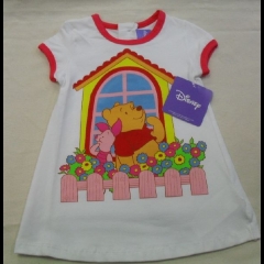 Nuovo Vestina Disney Giro Maniche Winnie The Pooh Art Valki