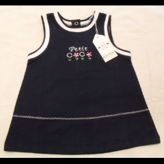 Nuovo Vestina Petit Coco By Silvamaglia Bambina Neonata Smanicata