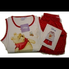 Nuovo Pigiama Disney Canotta Winnie THe Pooh By Caleffi Sotto Costo