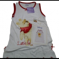 Nuovo Camicia Disney Canotta Winnie THe Pooh By Caleffi Sotto Costo
