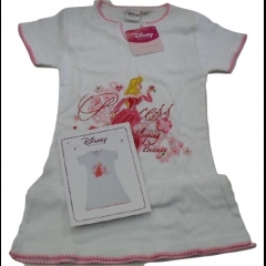 Nuovo Camicia Disney Mezze Maniche Principessa By Caleffi Sotto Costo