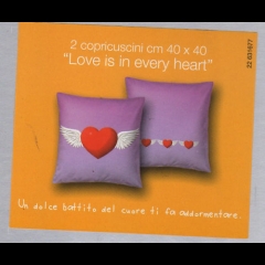 Nuovo Copricuscini Cuscini Arredo Bassetti LoveEvery Heart Prezzo Offerta