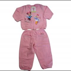 Nuovo Tutina Disney Tuta Felpa 2 Pezzi Con Zip Minnie e Daisy Articolo 10963