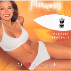 Nuovo Brassiere Con Perizoma Donna Lovable Art 1.009.4 Microfibra