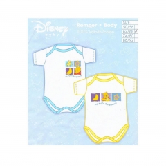 Nuovo Body Neonato Caldo Cotone Disney Winnie The Pooh Manica Corta