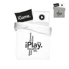 Nuovo Copripiumino Singolo Istyle Originals Disegno iPlay Per Camerette