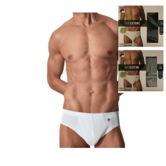 Nuovo Slip Uomo Fila Modello F05XL Confezone 2 Pezzi Puro Cotone