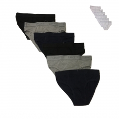 Nuovo Slip Uomo Lancetti 6 Pezzi Articolo LS4020 Bianco e Colorato