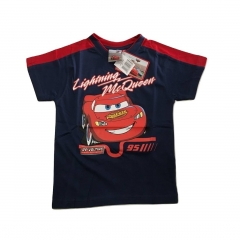Nuovo T-Shirt Cars Mezze Maniche Magliettina Puro Cotone
