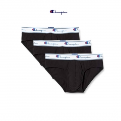 Nuovo Slip Uomo Champion Confezone 3 Pezzi Cotton Stretch
