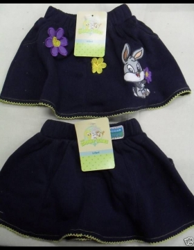Nuovo GONNA LOONEY TUNES 92091 IN FELPA TAGLIA 18 MESI