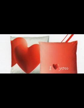 Nuovo Copricuscini Cuscini Arredo Bassetti Love So Soft Rosso Prezzo Offerta