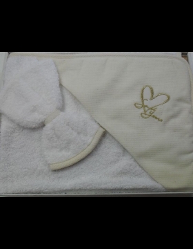 Nuovo Triangolo Neonato In Spugna  Sweet Years Friends Panna Sotto Costo