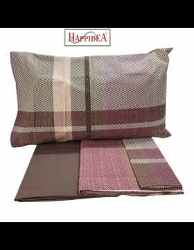 Completo Lenzuola Singola Flanella Cinnamon Rosa Happidea