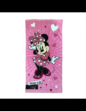 Nuovo Telo Mare Disney Minnie Cm 70x 140 In Morbida Spugna 023