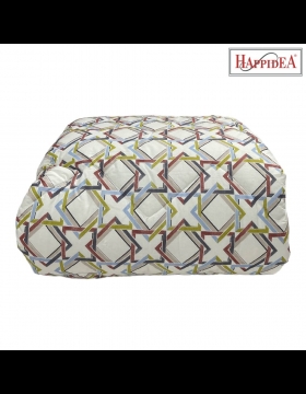 Piumone Trapunta Matrimoniale Happidea Piumone Happidea Rutor Antracite Esterno Cotone