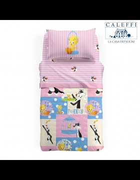Trapuntino Caleffi Disney Love Titty Letto Singolo Esterno Cotone Quilt