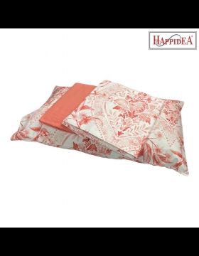 Completo Lenzuola Happidea Lenzuola Matrimoniale Azur Arancio Made In Italia