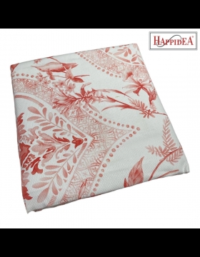 Copriletto Matrimoniale Happidea Azur Arancio Piquet Puro Cotone Made In italy