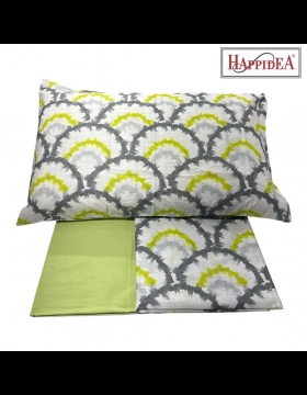 Lenzuola Happidea Lenzuola Matrimoniale Chlamis Verde Made In Italia
