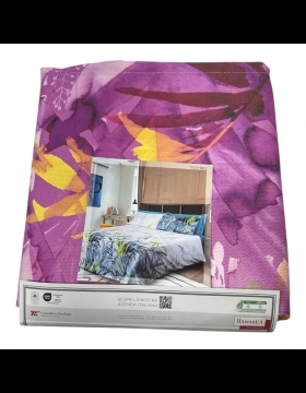 Copriletto Matrimoniale Happidea Teich Fucsia Piquet Puro Cotone Made In italy