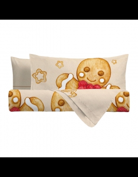THUN Completo Lenzuola Ginger Bread Singolo