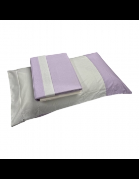 Parure Copripiumino Happidea Matrimoniale Bicolor Glicine Perla Double Face