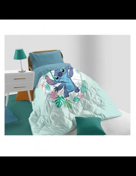 Nuovo Trapunta Piumone Invernale Novia Disney Stitch Letto Singolo Stampa Digitale