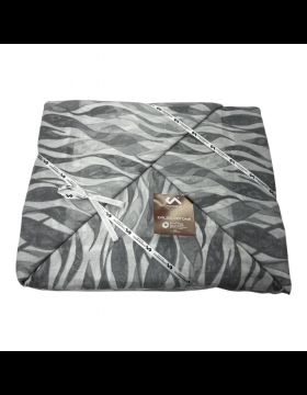 Lenzuola Flanella Matrimoniale Casarredo Wonderful Grigio