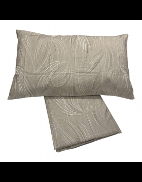Parure Copripiumino Happidea Matrimoniale Made In Italia Whisper Beige