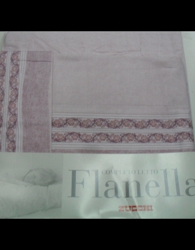 Nuovo LENZUOLA ZUCCHI SINGOLA FLANELLA COLORE ROSA