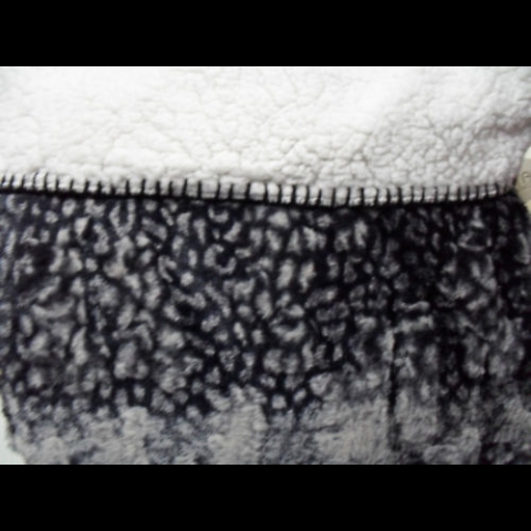 Nuovo PLAID SHEEP MICROFIBRA CM 130 X 155 NERO