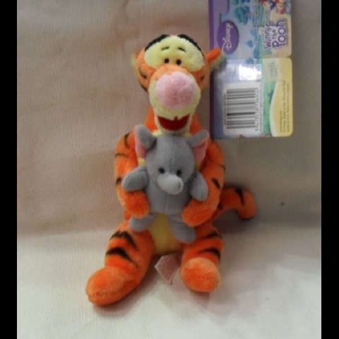 Nuovo Peluche Disney Tigro Originale Cm 18 Con Orsetto
