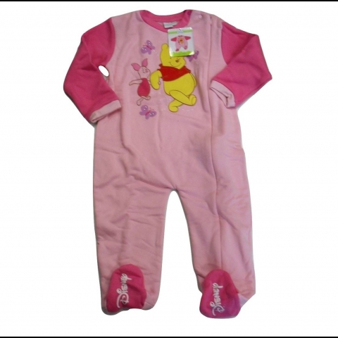 Nuovo Pigiama Disney Tuta Intera In Felpa Winnie The Pooh 10927