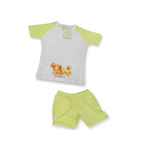 Nuovo Pigiama Bimba Bambina Anne Geddes Corto Estivo Bunnies Sotto Costo