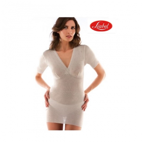 Nuovo Liabel  Maglia Donna 16756 Manica Corta 80 lana