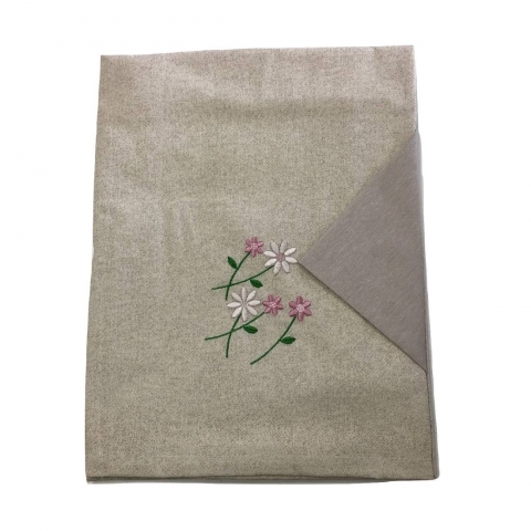 Nuovo Tovaglia Da Tavola Servizio Tavola Per 6 Preziosa Articolo Roseto Fiori
