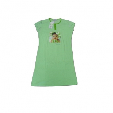 Nuovo Camicia Notte Canotta Donna Valerie Tabor Smith Mezze Maniche Art717 Sotto Costo