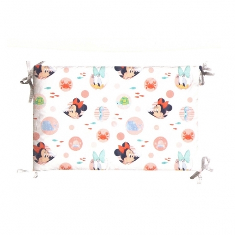 Nuovo Paracolpi Lettino Culla Doghe Disney Minnie Baby Caleffi