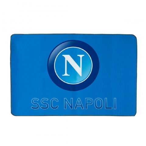 Nuovo Tappeto SSC Napoli Cm 80 x 120 Antiscivolo Prodotto Ufficiale