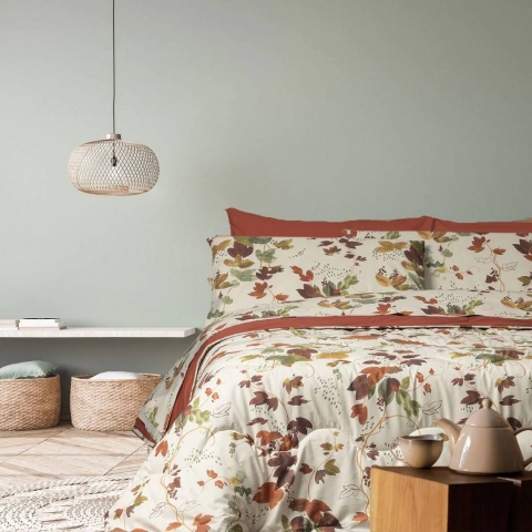 Completo  Lenzuola Happidea Piazza E Mezza Made In Italy Lia Naturale