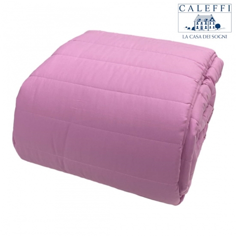 Quilt Trapuntino Matrimoniale Caleffi Copriletto Primaverile Microfibra Orchidea