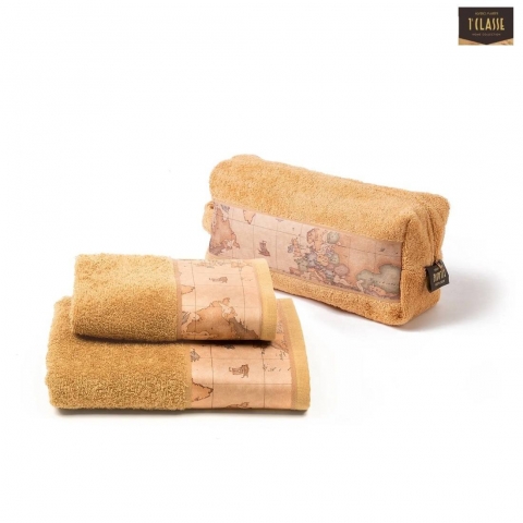 Set Asciugamano Con Ospite Alviero Martini Prima Classe Geo Classic Con Beauty