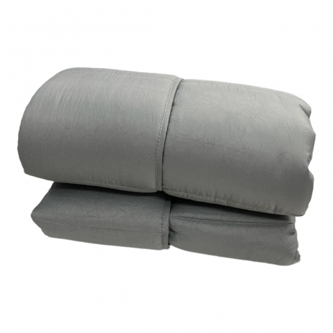 Piumone Trapunta Singola Caleffi Piumone Microfibra Stropicciata Pagoda Antracite