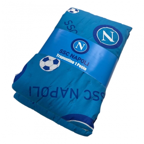Trapuntino Singolo SSC Napoli Primaverile Copriletto Trapuntato Art 992