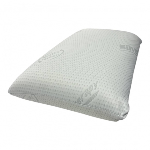 Guanciale Cuscino Memory Foam  Sanafoam Altezza Cm 18