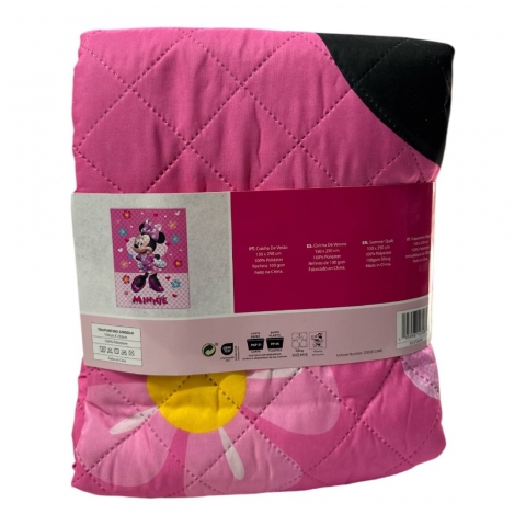 Nuovo Trapuntino Minnie Disney Singolo Articolo Minnie 025