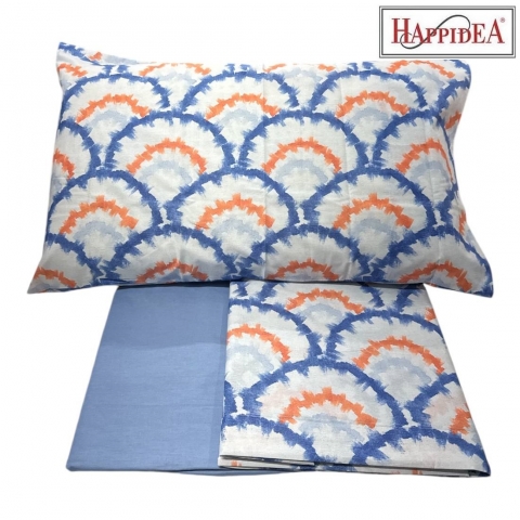 Lenzuola Happidea Lenzuola Matrimoniale Chlamis Celeste Made In Italia