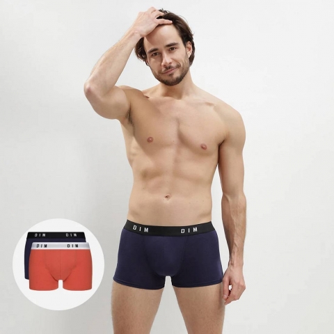 Boxer Uomo Dim 2 Pezzi Articolo  D0ARL Colore Blu E  Rux